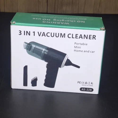 3-in-1 Mini Vacuum Cleaner Portable for Home & Car AS-228