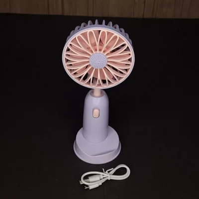 AZ Mini Handheld Fan (4) AZ Mini Handheld Fan – Daisy Design, USB Type-C - Image 3 | Karkhano Market Pakistan