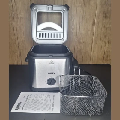 BOMA BM-87 Deep Fryer – Aluminum Pot with Teflon Coating, Removable Basket - Image 2 | Karkhano Market Pakistan