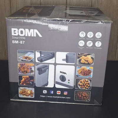 BOMA BM-87 Deep Fryer – Aluminum Pot with Teflon Coating, Removable Basket - Image 4 | Karkhano Market Pakistan