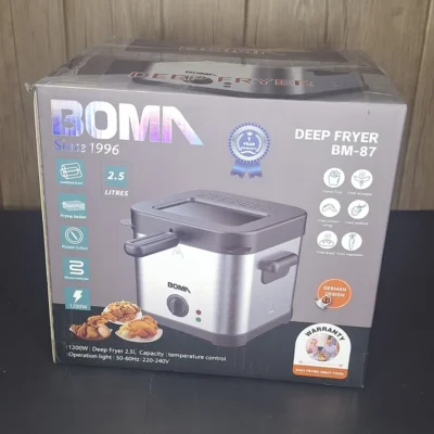 BOMA BM-87 Deep Fryer – Aluminum Pot with Teflon Coating, Removable Basket - Image 3 | Karkhano Market Pakistan