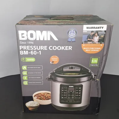BOMA Pressure Cooker BM-60-1 Box 2 BOMA Pressure Cooker BM-60-1 | 70% Faster Cooking with Meat Grinder - Image 3 | Karkhano Market Pakistan