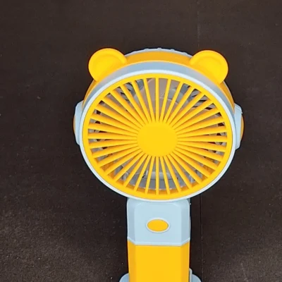 Mini USB Handheld Desktop Fan – Bear & Crown Design - Image 4 | Karkhano Market Pakistan