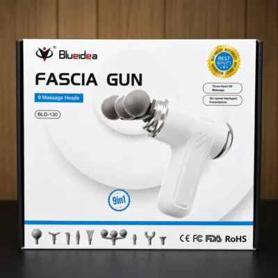 Blueidea Facia Gun Box Professional Fascia Gun – Blueidea BLD-130 9in1 Massager