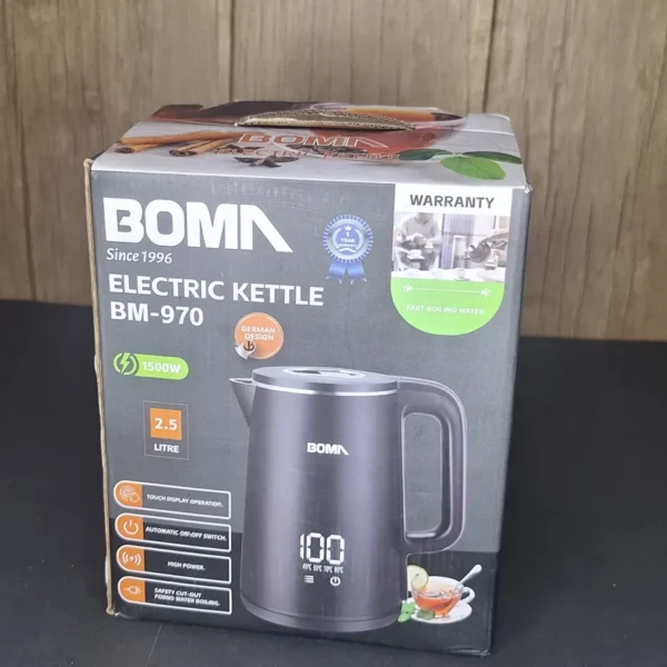 Boma BM-970 1500W Electric Kettle 2.5L (3) Boma BM-970 1500W Electric Kettle 2.5L - Image 3 | Karkhano Market Pakistan