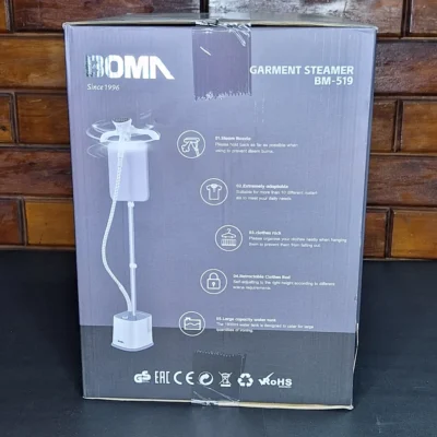 BOMA Garment Steamer BM-519 – 1800W, 1.8L Tank - Image 3 | Karkhano Market Pakistan