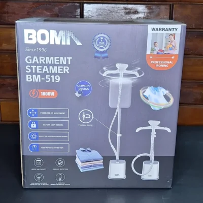BOMA Garment Steamer BM-519 – 1800W, 1.8L Tank - Image 2 | Karkhano Market Pakistan