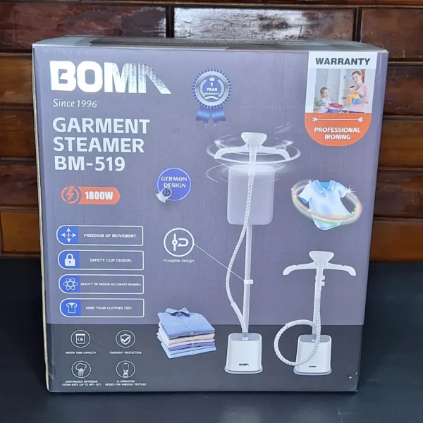 Boma Garment Steamer 4 BOMA Garment Steamer BM-519 – 1800W, 1.8L Tank - Image 2 | Karkhano Market Pakistan