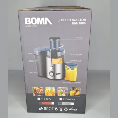 BOMA BM-3086 Juice Extractor | Low Noise & Easy Clean - Image 4 | Karkhano Market Pakistan