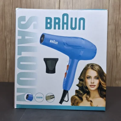 Braun Hair Dryer Box Professional Hair Dryer – Salon-Style Braun