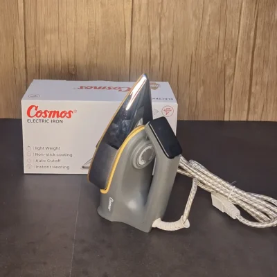 Cosmos 400W Lightweight Electric Dry Iron – Auto Cutoff