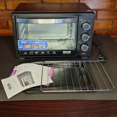Deluxe Electric Oven - Seco SECO Deluxe Electric Oven SG.7026 – 26L | Royal Elegance Design - Buy Online Pakistan | Karkhano Market