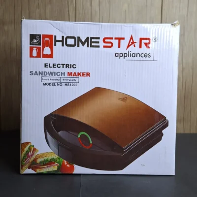 Premium Sandwich Maker – 4-Portion Non-Stick Toaster