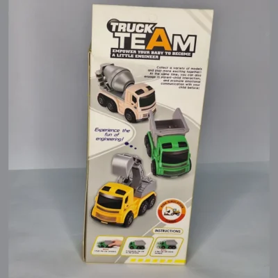 Huang DA TruckTeam 2 Huang Da Truck Team – 3PCS Engineering Toy Set - Image 2 | Karkhano Market Pakistan