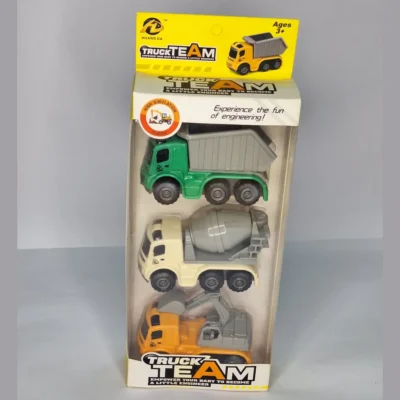 Huang DA TruckTeam Huang Da Truck Team – 3PCS Engineering Toy Set - Buy Online Pakistan | Karkhano Market