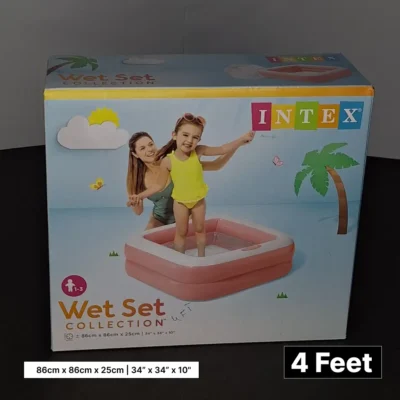 INTEX Wet Set Collection Swimming Pool Inflatable 4ft_1x INTEX Wet Set Collection - Swimming Pool Inflatable - Swimming Pool for kids - Image 6 | Karkhano Market Pakistan