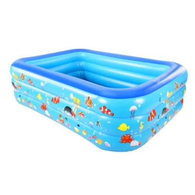 Inflatable Swimming Pool 120cm – 2-Ring Kids Pool (2) Inflatable Swimming Pool 120cm – 2-Ring Kids Pool - Image 3 | Karkhano Market Pakistan