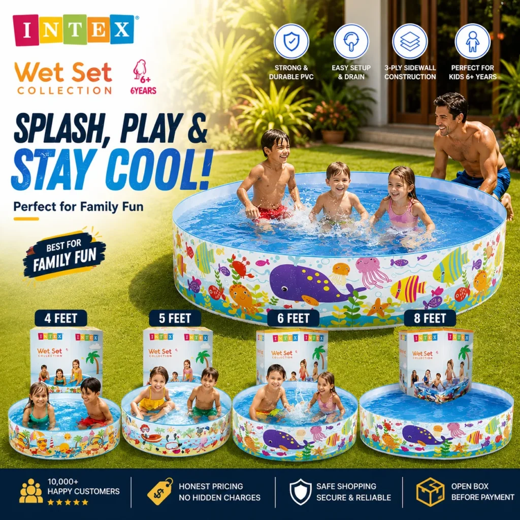 Intex wet set collection non-inflatable cover photo
