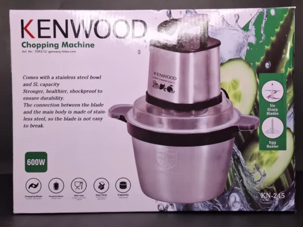 Kenwood Chopping Machine 5 KENWOOD KN-245 Chopping Machine | 5L Stainless Steel Bowl - Image 3 | Karkhano Market Pakistan