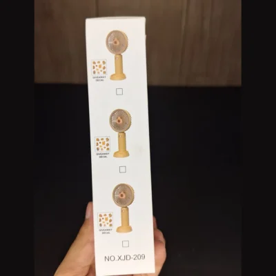 Mini Handheld Fan with Phone Stand & USB Charging - Image 3 | Karkhano Market Pakistan