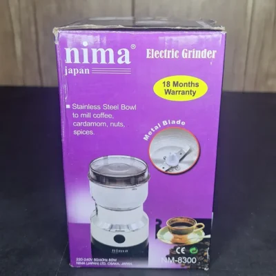 Nima Japan NM-8300 80W Electric Coffee & Spice Grinder — Nima Japan Nm 8300 80w Electric Coffee Spice Grinder 3 | Karkhano Market Pakistan