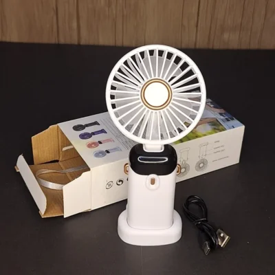 Portable Rechargeable Mini Fan with LED Display Portable Rechargeable Mini Fan with LED Display