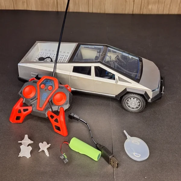 RC Cybertruck Remote Control Car for Kids (4) RC Cybertruck Cross Country Car | Remote Control Electric Truck with LED Lights - Image 2 | Karkhano Market Pakistan