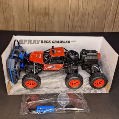 RC Rock Crawler with Water Spray (2) 6-Wheel RC Rock Crawler with Water Spray | Off-Road Drift Pioneer Monster Truck - Image 2 | Karkhano Market Pakistan