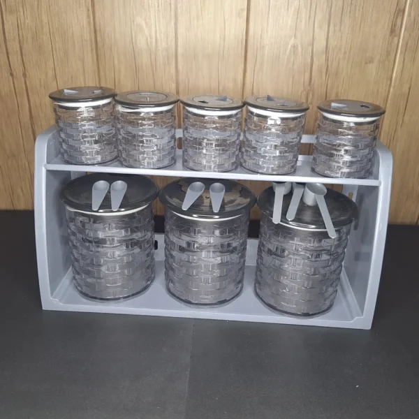Regal Design Spice Jar & Canister Set Regal Design Spice Jar & Canister Set