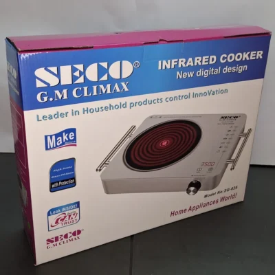 SECO G.M CLIMAX Infrared Cooker SG-625 Box 2 SECO G.M CLIMAX Infrared Cooker SG-625 | upto 3500W Digital Display & Timer - Image 3 | Karkhano Market Pakistan