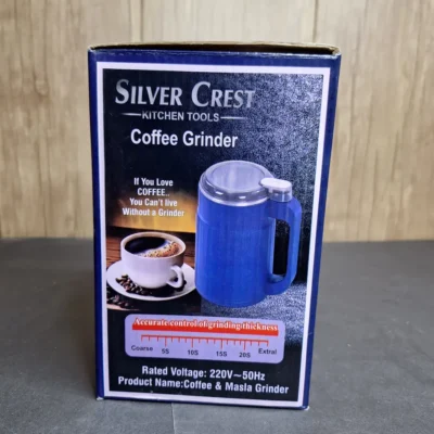 Silver Crest Coffee Grinder SC-800 Box Powerful Coffee Grinder – Spice & Masala Mill