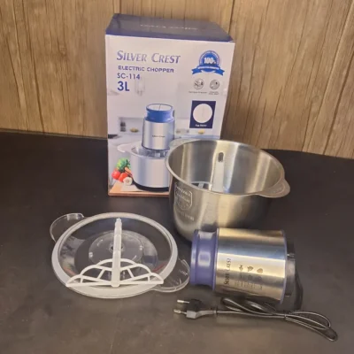 Silver Crest SC-114 Electric Chopper 3L 500W with Egg Beater