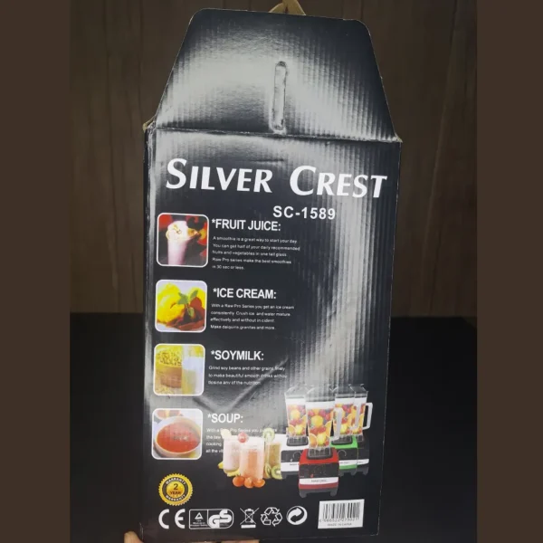 Silver Crest SC-1589 Professional Blender (4) Silver Crest SC-1589 Professional Blender - Image 4 | Karkhano Market Pakistan