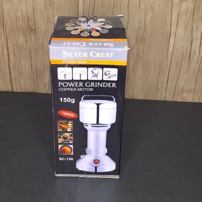 Silver Crest Stainless Steel Spice/Coffee Grinder SC-150 | 1000W | Copper Motor | 150g