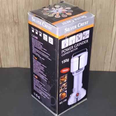 Silver Crest Stainless Steel SpiceCoffee Grinder SC-150 1000W Copper Motor 150g