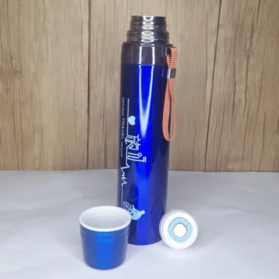 Stainless Steel Metallic Water Bottle 1000ML (2) Stainless Steel Metallic Water Bottle 1000ML - Image 2 | Karkhano Market Pakistan