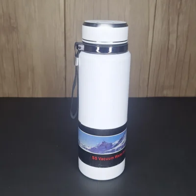 White SS Vacuum Water Bottle White SS Vacuum Water Bottle