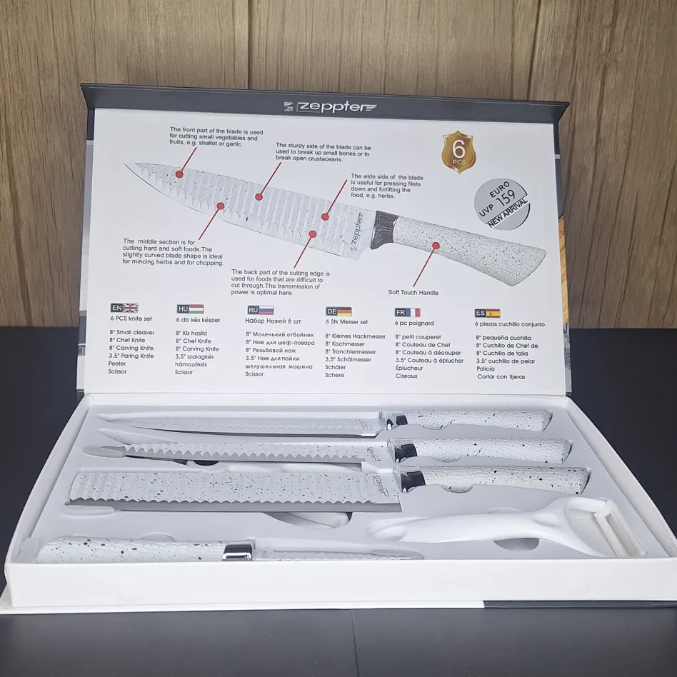 Zeppter 6 piece knife set Pakistan