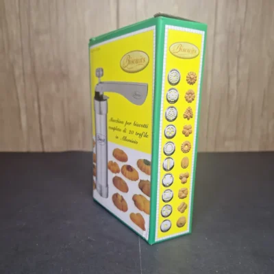 Professional Biscuit Maker – 20-Disc Aluminium Cookie Press Professional Biscuit Maker – 20-Disc Aluminium Cookie Press