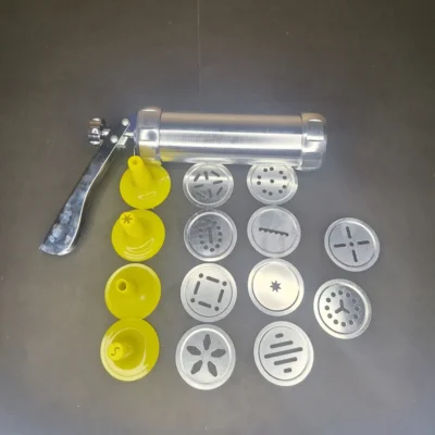 Professional Biscuit Maker – 20-Disc Aluminium Cookie Press Professional Biscuit Maker – 20-Disc Aluminium Cookie Press