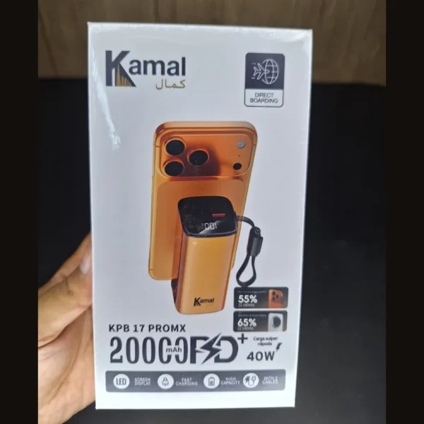 40W Fast Charging Power Bank 20000mAh – Kamal PROMX Box 40W Fast Charging Power Bank 20000mAh – Kamal PROMX