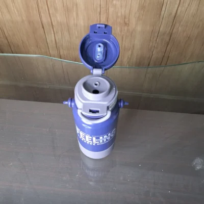 Baoluocc Insulated Vacuum Cup 800mL Navy Blue Stainless Steel with Handle (3) Best Insulated Vacuum Cup for Hot Beverages