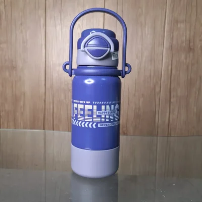 Baoluocc Insulated Vacuum Cup 800mL Navy Blue Stainless Steel with Handle Baoluocc Insulated Vacuum Cup 800mL Navy Blue Stainless Steel with Handle