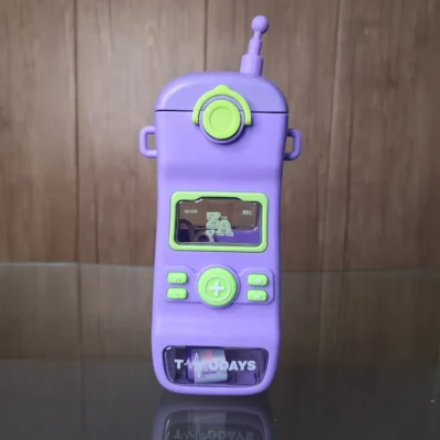 Cloud Dual Drinking Water Bottle 550mL Purple with Digital Display Screen and Interactive Buttons (5) Cloud Dual Drinking Water Bottle 550mL Purple with Digital Display Screen and Interactive Buttons