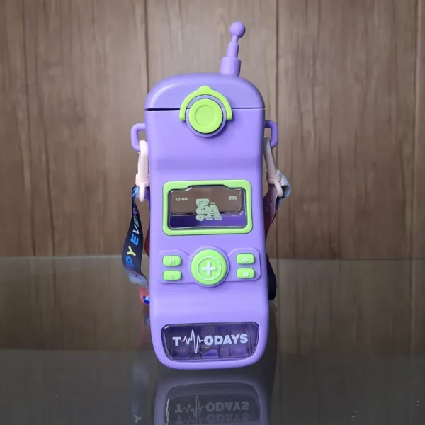 Interactive Dual Drinking Water Bottle 550mL