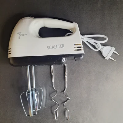 Egg Beater Machine (3) Scallter Egg Beater Machine – 7 Speed Hand Mixer & Whisk