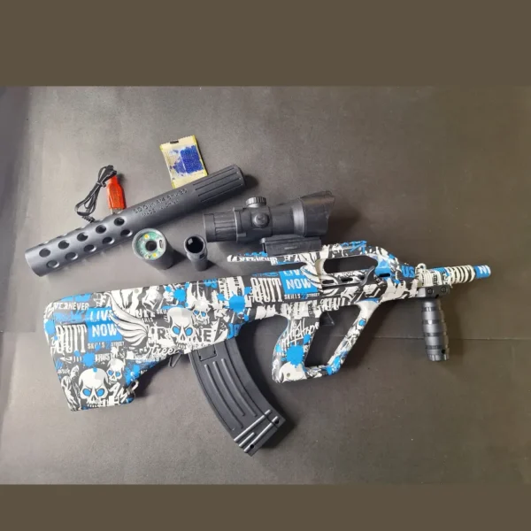 Gel Ball Blaster Gun (2) Clash Gel Ball Blaster Gun – Dual Mode Superspeed Shoot