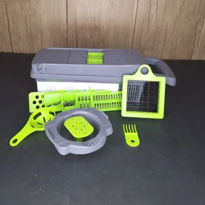 Kitchen Ideas 14-Piece Veggie Slicer (3) 14-in-1 Vegetable Slicer Dicer Grater Mandoline Set
