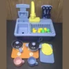Kitchen Toy Set for Girls (4) Kids Kitchen Toy Set – Realistic Water Pump Playset for Girls