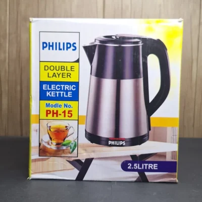 Philips Electric Kettle PH-15 Box Double Layer Electric Kettle – Large 2.5L Capacity